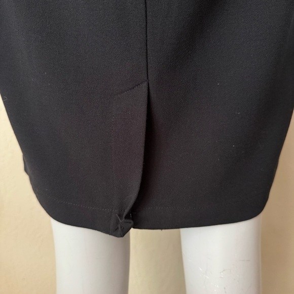 NWT H&M Sheer Sweetheart Neckline Little Black Dress Cocktail Party LBD Size 8 - Picture 11 of 16